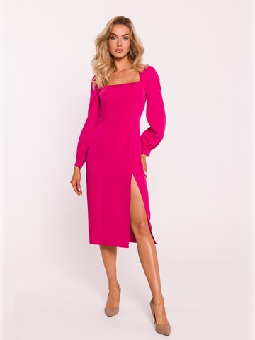 made of emotion - Vestido ' M812 ' en rosa: frente