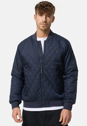 INDICODE JEANS Tussenjas 'Novak' in Blauw: voorkant