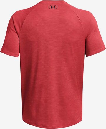 UNDER ARMOUR Functioneel shirt 'Tech' in Rood