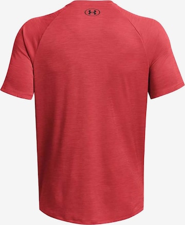 T-Shirt fonctionnel 'Tech' UNDER ARMOUR en rouge