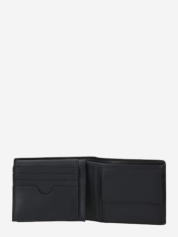 TOMMY HILFIGER Wallet 'Saffiano' in Black