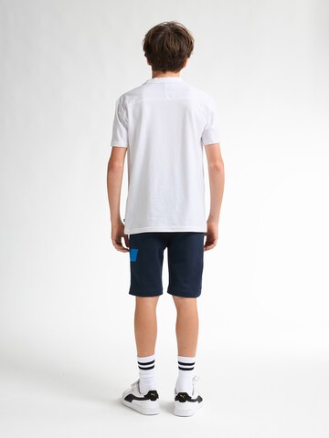 Petrol Industries Regular Shorts 'Gran Turismo' in Blau
