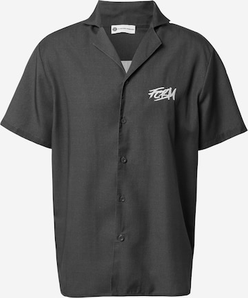 FCBM - Comfort Fit Camisa 'Alessio' em cinzento: frente