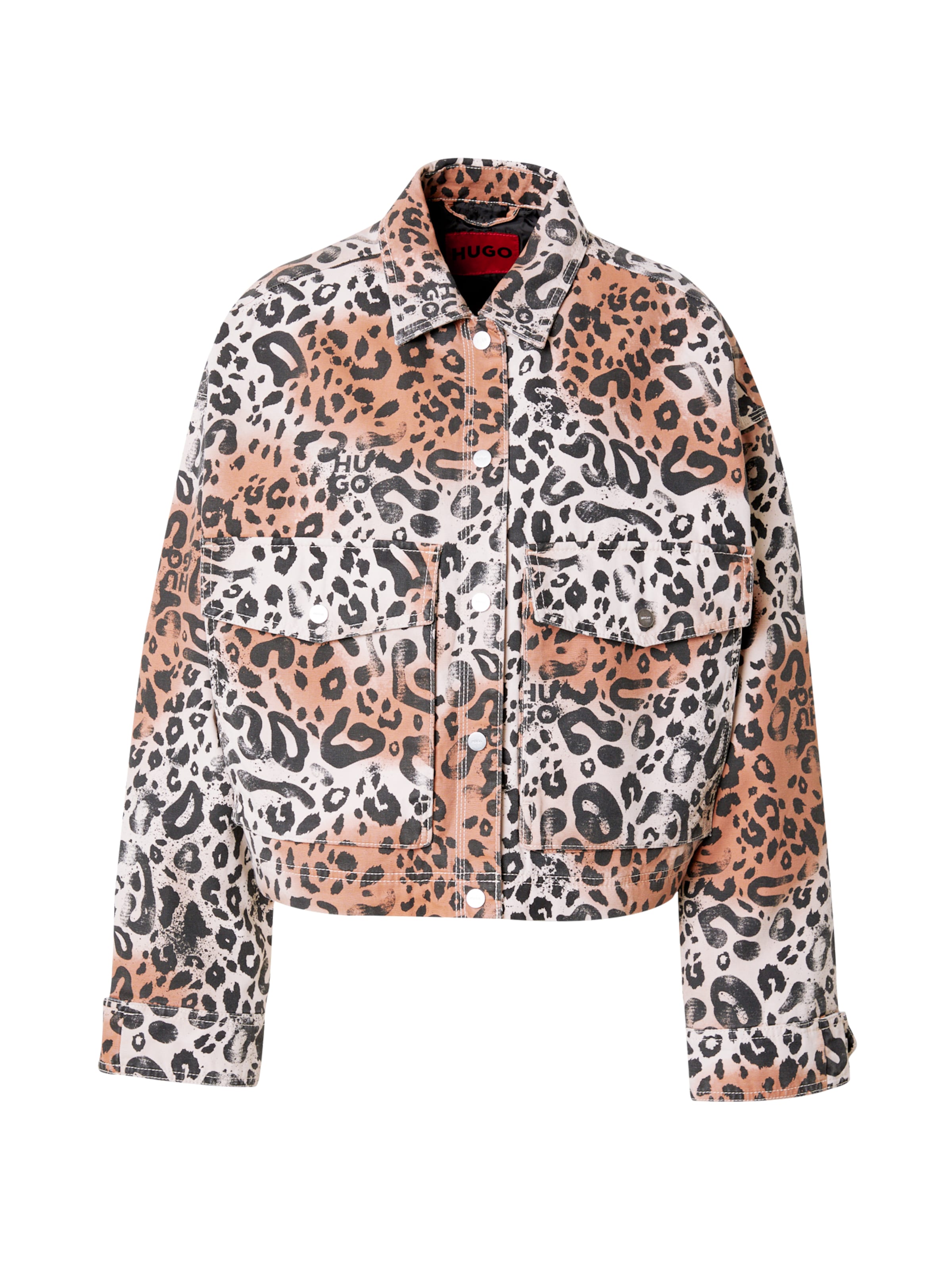 HUGO Övergångsjacka 'Filiana' i beige: framsida