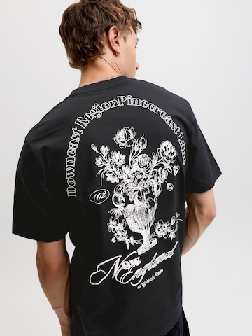 JACK & JONES Shirt 'JWHMaine' in Zwart: voorkant