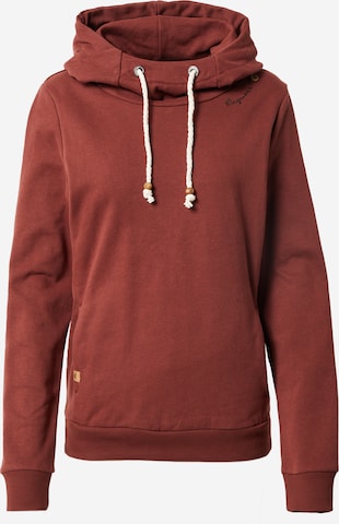 RagwearSweater majica 'FLORA' - crvena boja: prednji dio