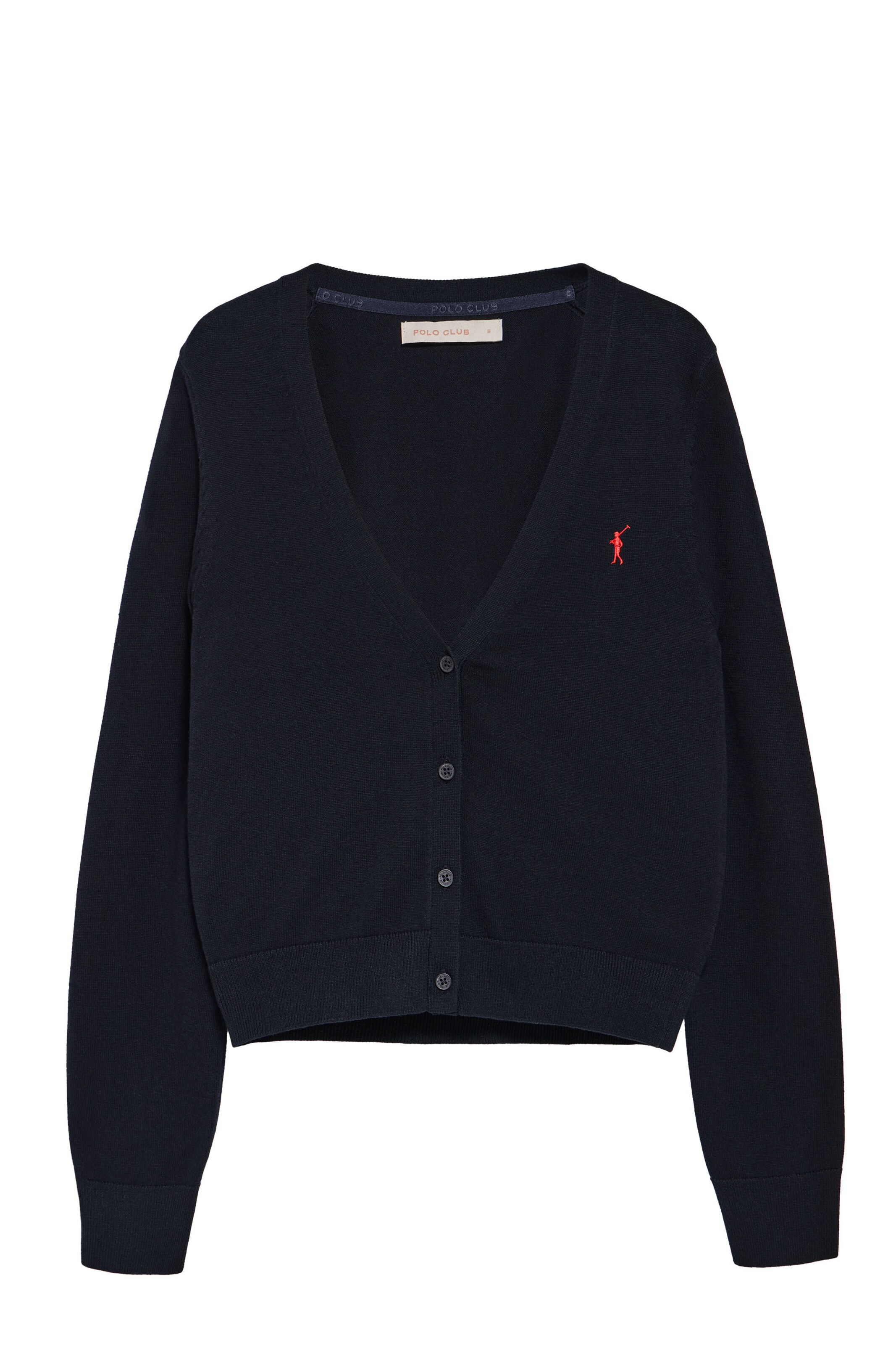 Polo Club Knit Cardigan in Navy ABOUT YOU