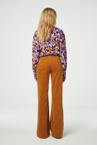 Fabienne Chapot Flared Trousers in Brown