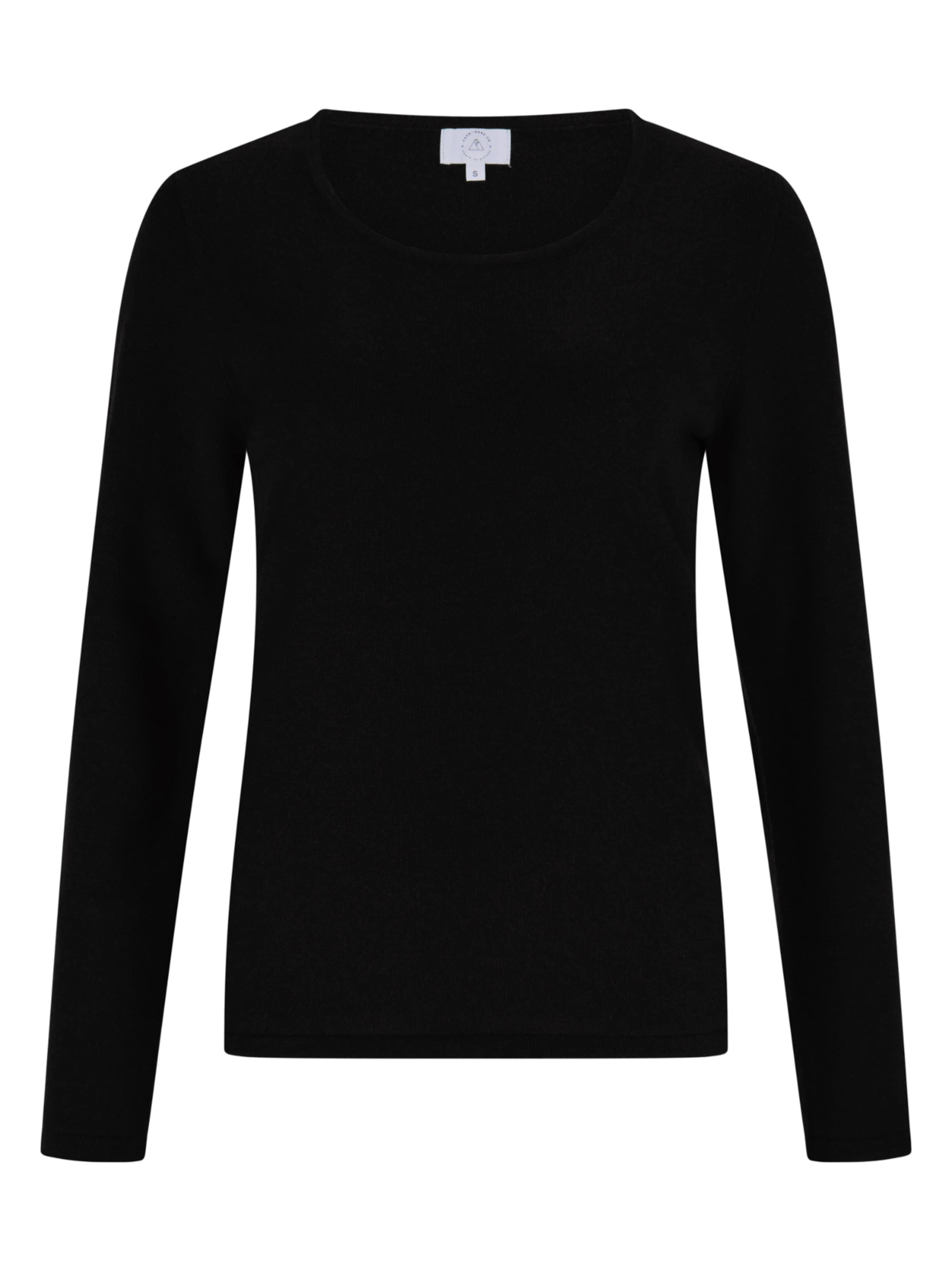 CASH-MERE.CH Sweater in Black: front