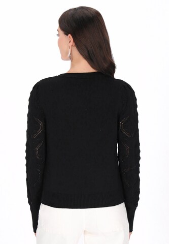 Usha Pullover in Schwarz