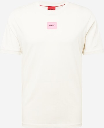 HUGO Shirt 'Diragolino' in White: front