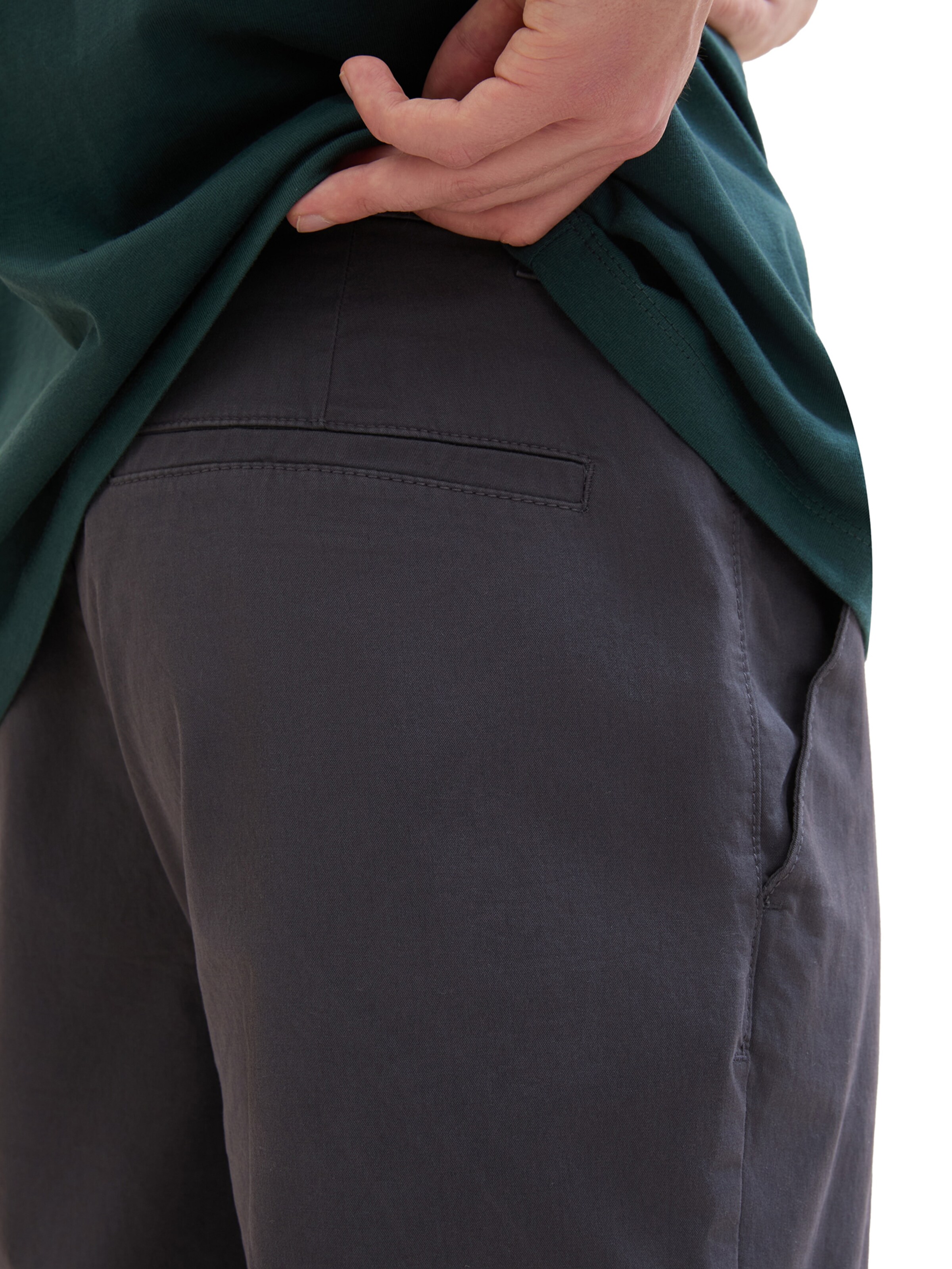 TOM TAILOR DENIM Regular Hose in Grau