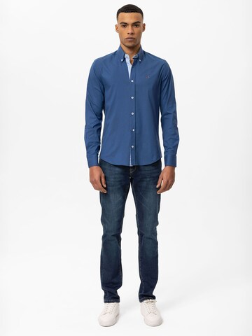 By Diess Collection Regular fit Button Up Shirt in Blue
