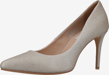 Steven New York Pumps in Silver: front