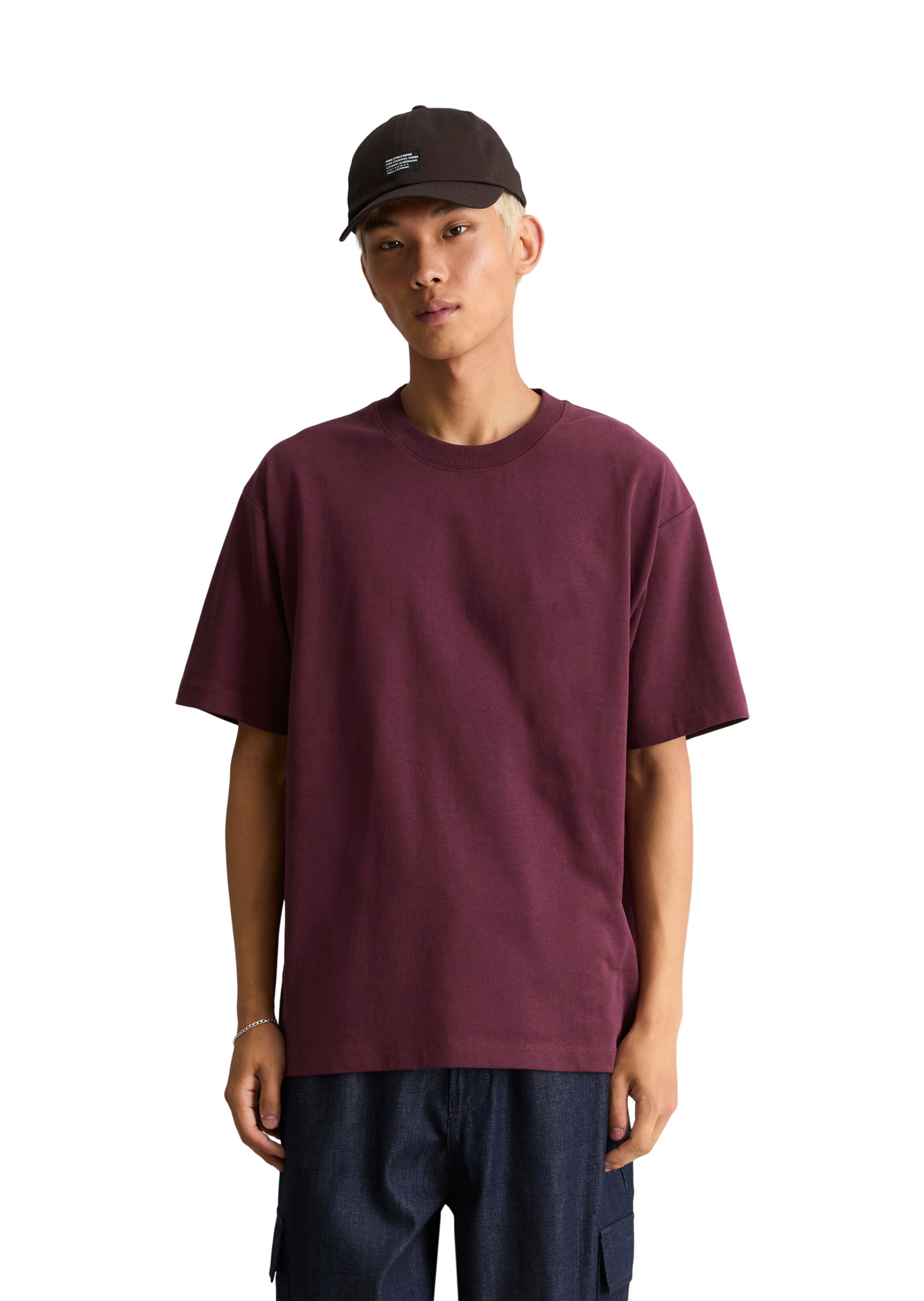 T-Shirt Marc O'Polo DENIM en violet : devant