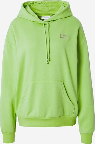 Monki - Sweatshirt em verde: frente