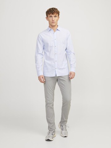 JACK & JONES Slimfit Jeans 'Glen Blaine' in Grau