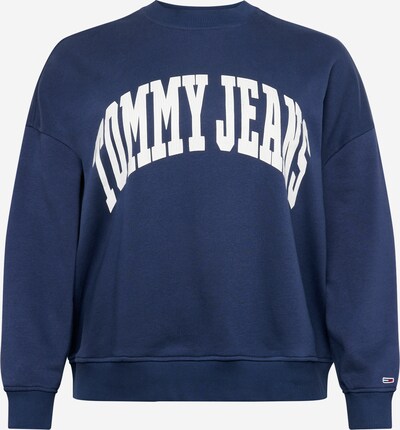 Tommy Jeans Curve Bluzka sportowa w kolorze ciemny niebieski / białym, Podgląd produktu