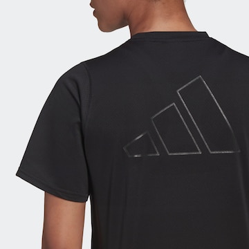 ADIDAS SPORTSWEAR Performance Shirt 'Run Icons ' in Black