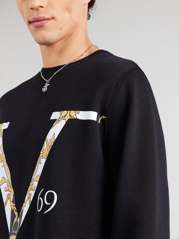 Sweat-shirt 'Nico Old Baroque' 19V69 ITALIA en noir