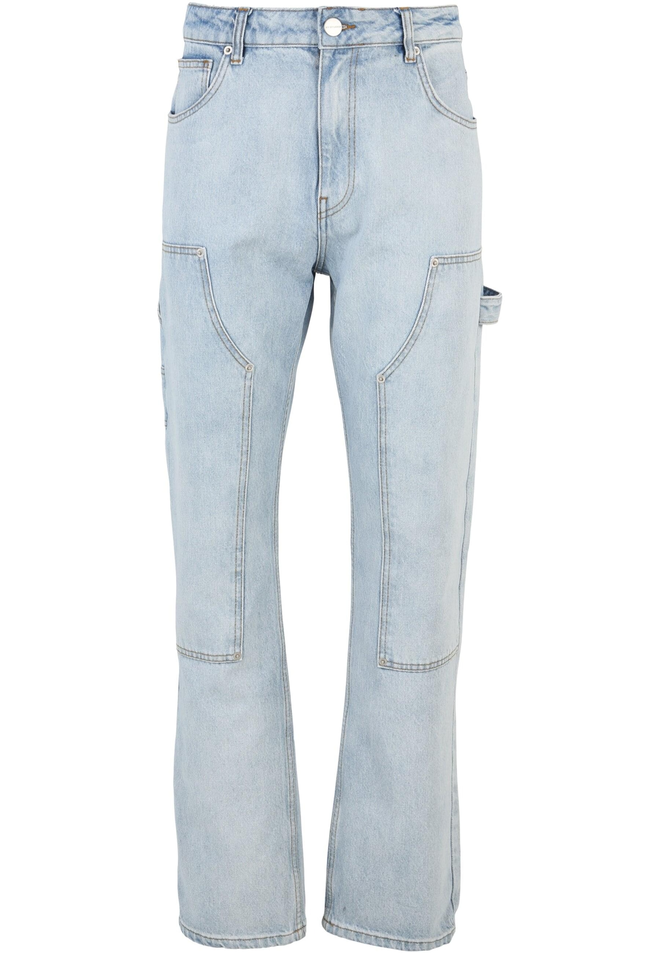 2Y Studios Джинсы-карго 'Haldor' в Синий: спереди