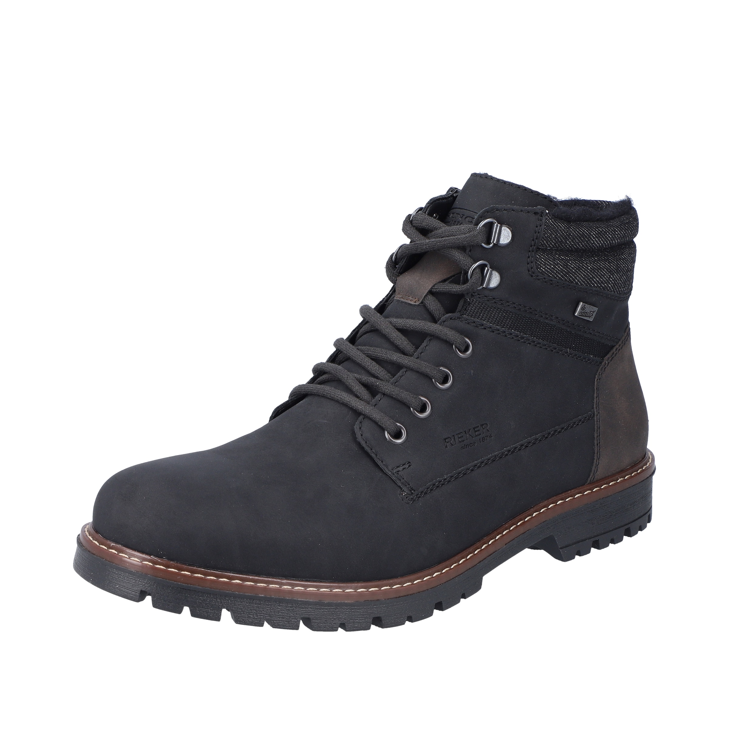 Rieker Lace-up boots in Black: front
