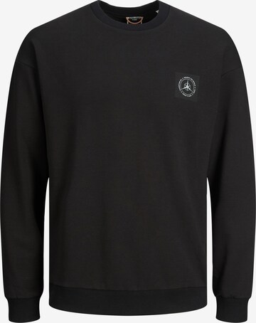 JACK & JONES Sweatshirt 'FILO' in Zwart: voorkant