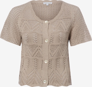 Cardigan Marie Lund en beige : devant