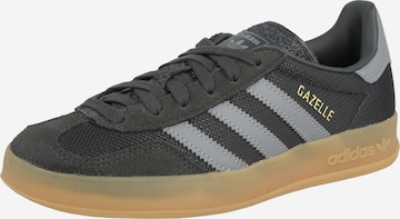 juoda ADIDAS ORIGINALS Sportbačiai 'GAZELLE INDOOR': priekis