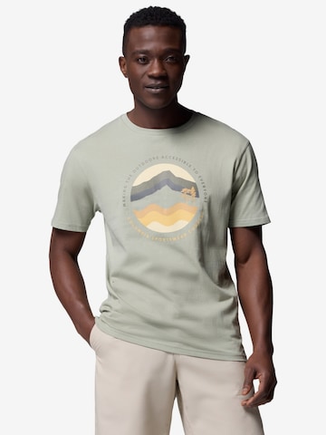 T-Shirt 'Columbia Path Lake II Graphic' COLUMBIA en vert : devant