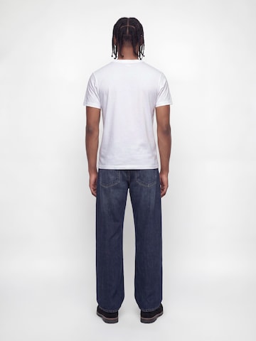 JACK & JONES Tričko 'JJMERRY SKULL XMAS' - Biela