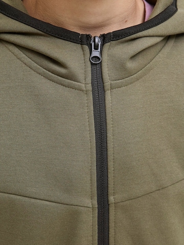 Jack & Jones Junior Sweat jacket 'JCOFusion' in Green