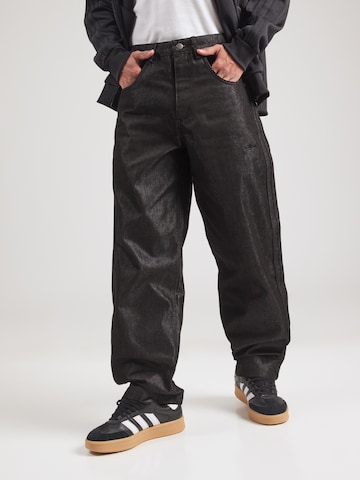 ADIDAS ORIGINALS Baggy Jeans in Schwarz: Vorderseite