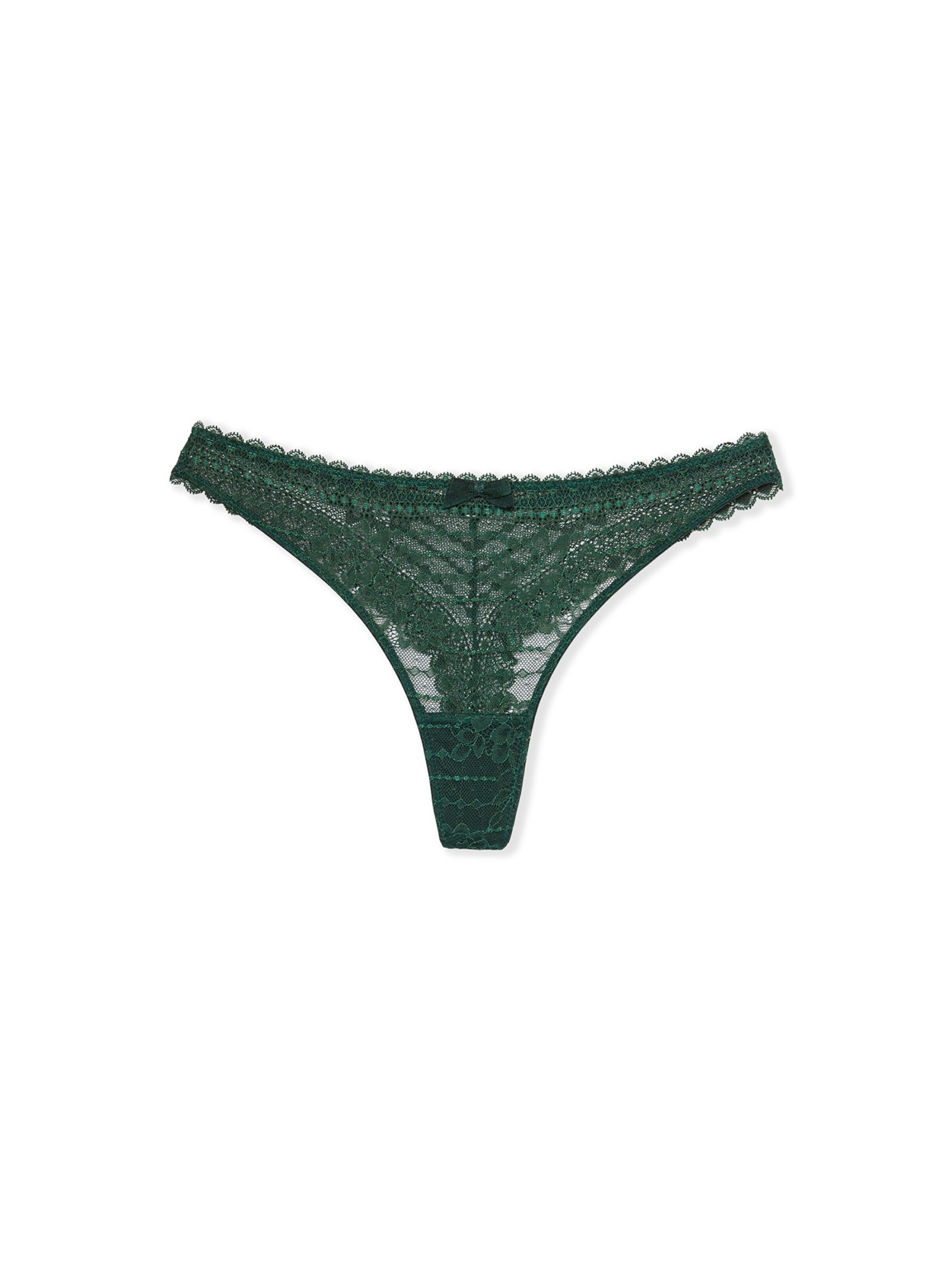 ETAM String 'Panama' in Groen: voorkant