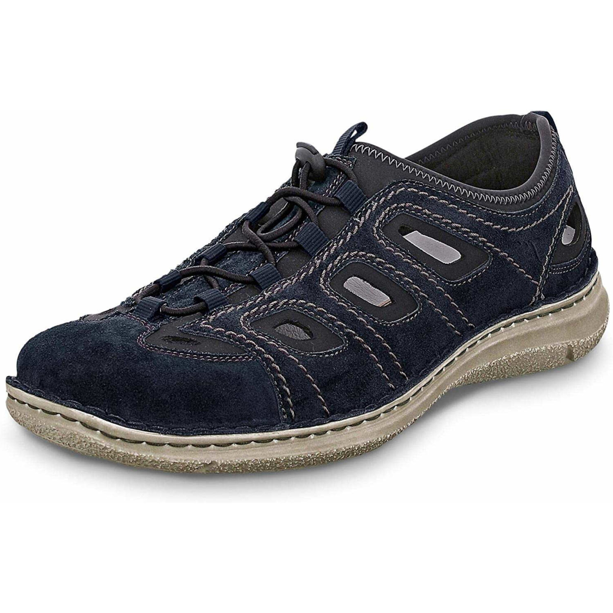 JOSEF SEIBEL Sportlicher Schnürschuh 'Anvers 92' in Blau: Vorderseite