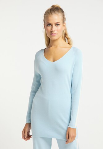 usha BLUE LABEL Svetr – modrá: přední strana
