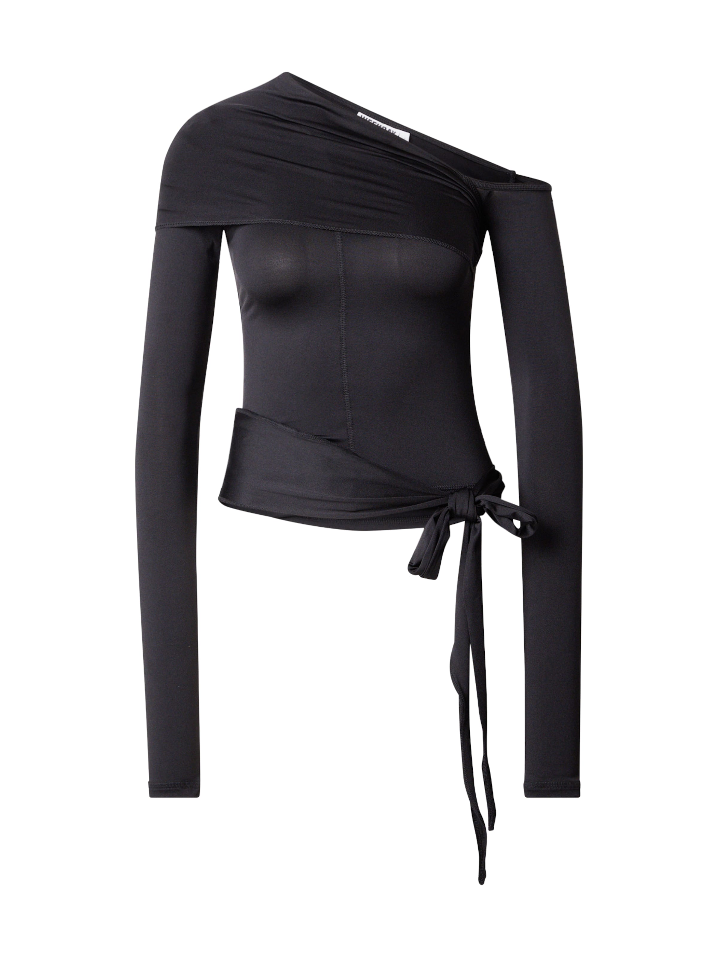 WEEKDAY Bluse 'Eli' in Schwarz: Vorderseite