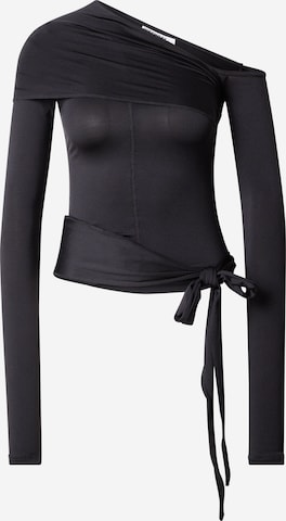 T-shirt 'Eli' WEEKDAY en noir : devant