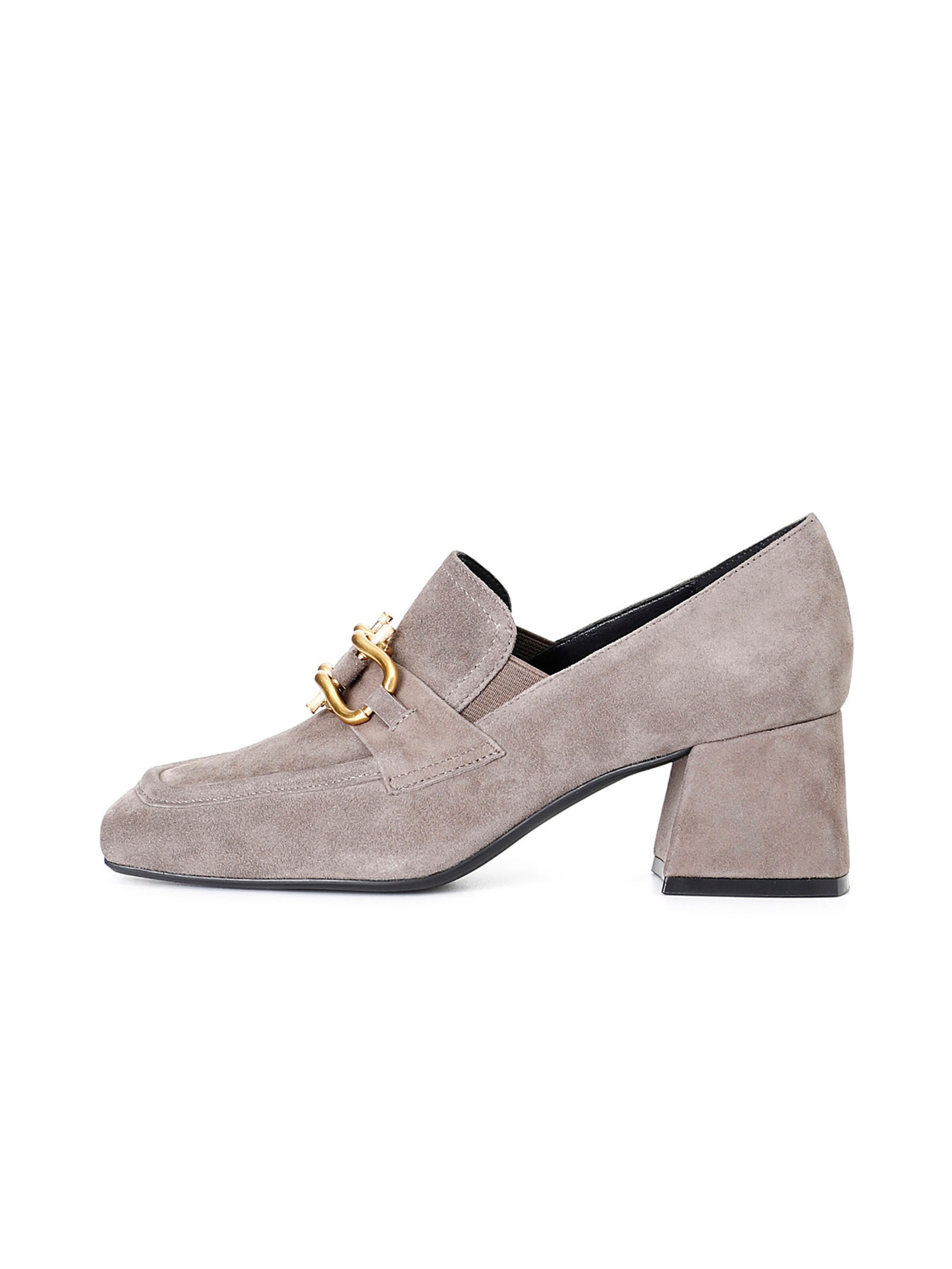 CAFè NOIR Pumps in Grijs: voorkant