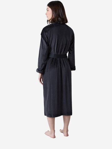 ETAM Long Bathrobe 'Wendy' in Black