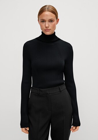 COMMA Pullover in Schwarz: Vorderseite