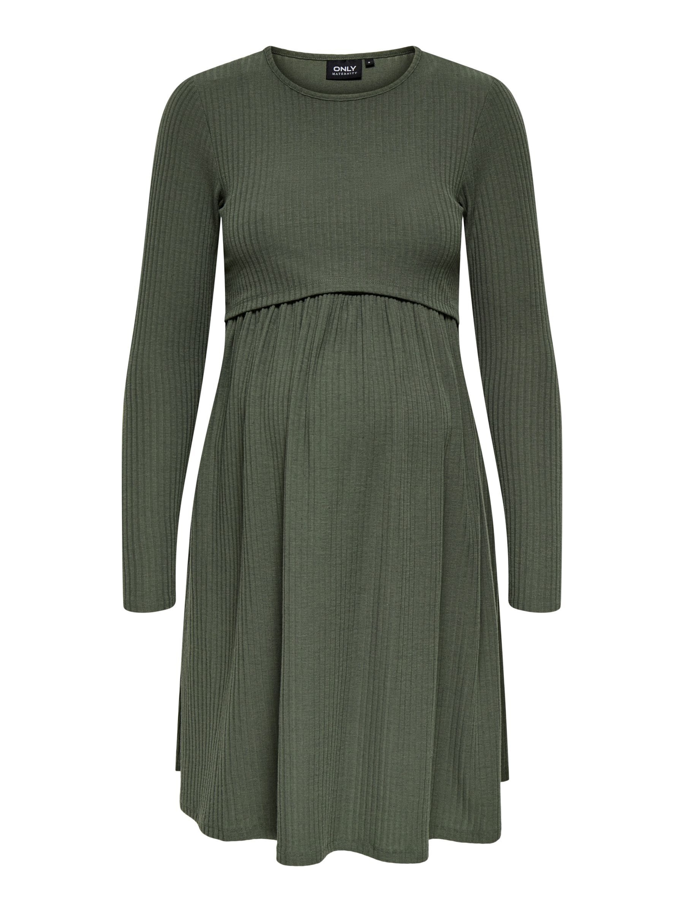 Only Maternity Vestido 'OLMMALAYA' en verde, Vista del producto