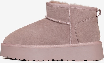 Ankle boots 'MINDY' di Gooce in lilla: frontale