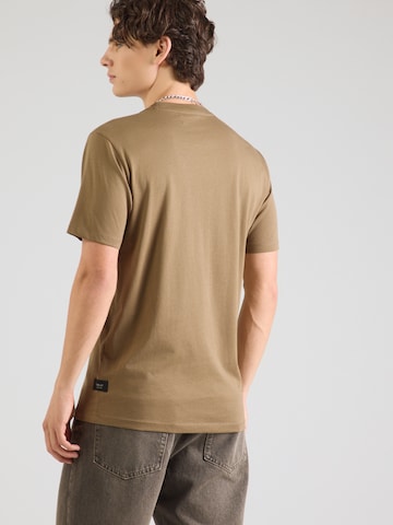 REPLAY T-shirt i brun