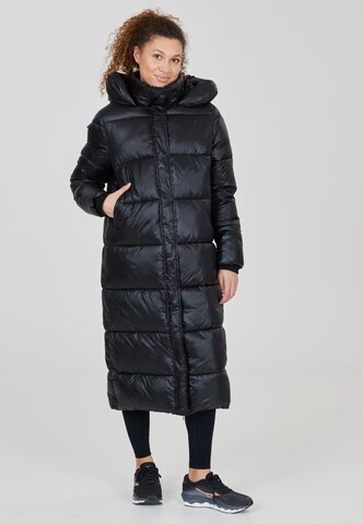 Athlecia Raincoat 'Elly' in Black: front