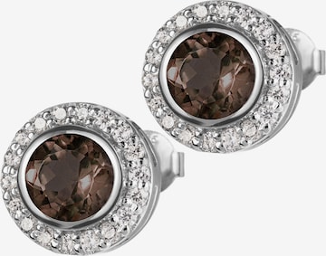 Jacques Lemans Earrings in Brown: front