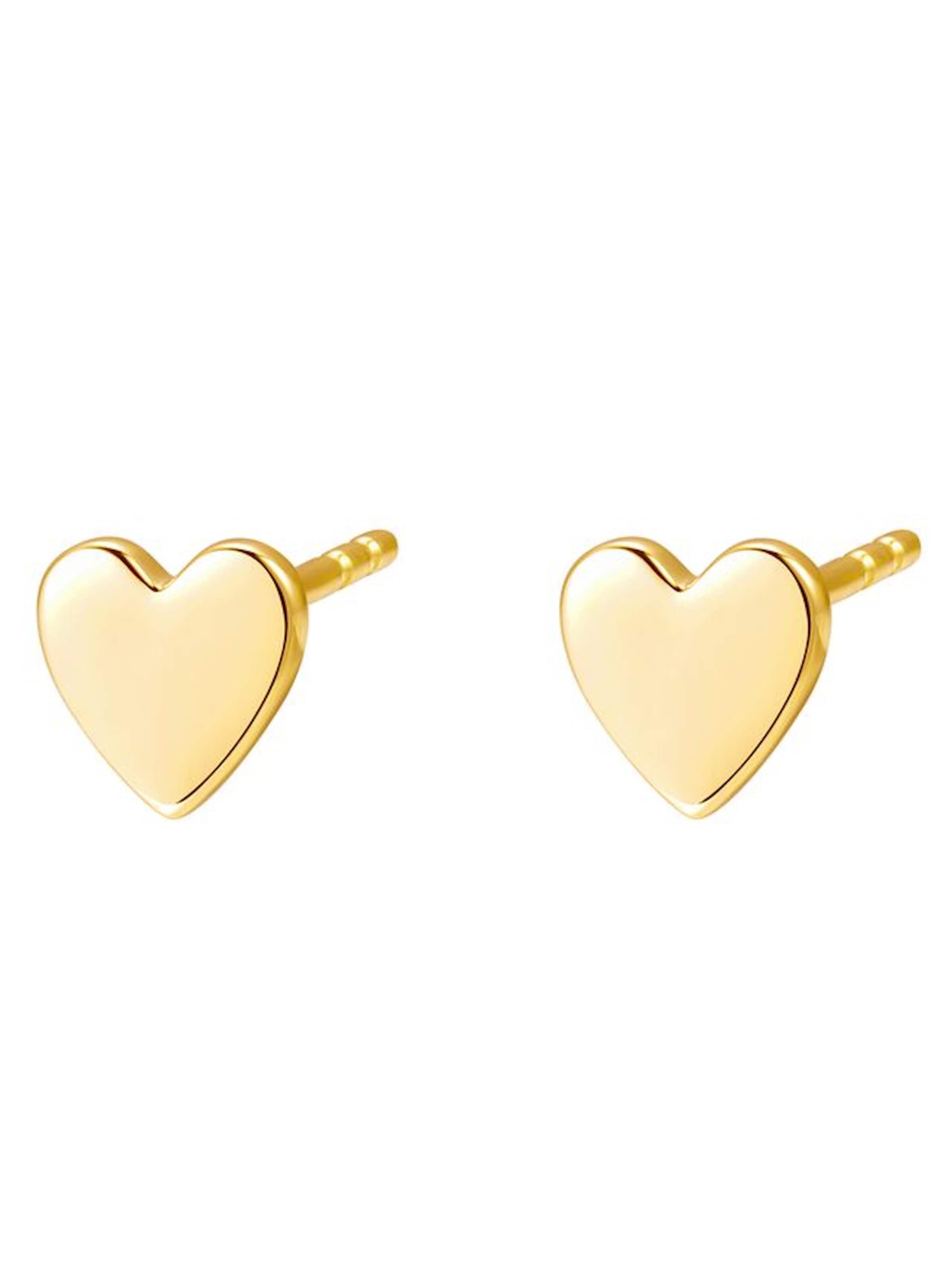 Dear Me Oorbellen 'Compassion Studs' in Goud: voorkant