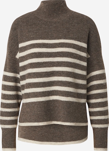 ONLY Sweater 'FRIDI' in Brown: front