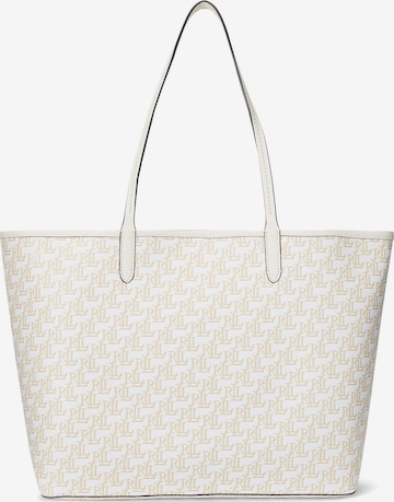 Shopper 'Collins' di Lauren Ralph Lauren in bianco: frontale