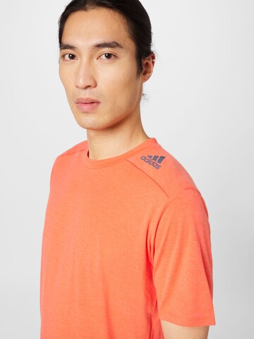 ADIDAS SPORTSWEAR Sportshirt 'Designed for Training' in Orange